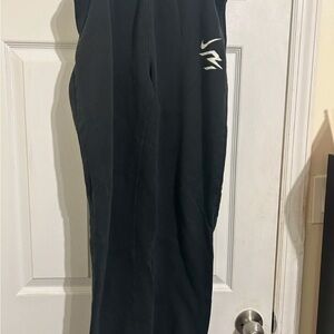 Nike Black Sweatpants with White Logo